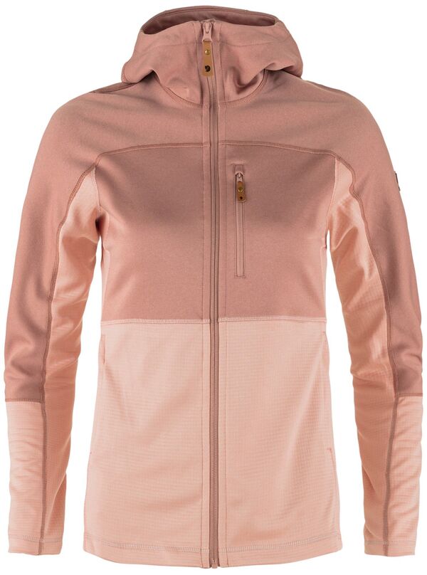 フェールラーベン レディース アウター 上衣・上衣 フリース Fjallraven Women\u0027s Abisko Trail Fleece Jacket Chalk Rose/Dusty Rose 車輪止め