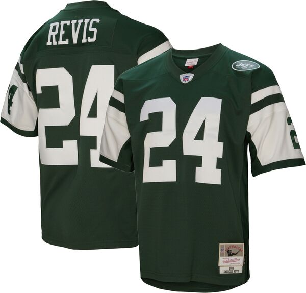 ミッチェル\u0026ネス メンズ トップス シャツ ジャージー Mitchell \u0026 Ness Men New York Jets Darrelle Revis #24 2009 Green Throwback Jersey NoColor グリーン