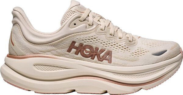 ホカオネオネ レディース シューズ スニーカー HOKA Women's Bondi 9 Running Shoes White/Rose Gold ホワイト｜ReVida 店