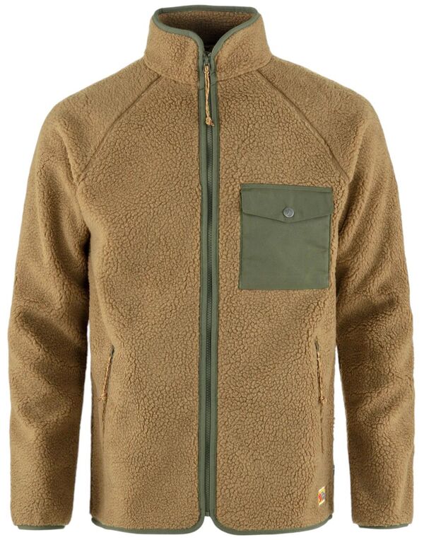 フェールラーベン メンズ アウター パーカー・スウェット フリース Fjallraven Men's Vardag Pile Fleece Buckwheat Brown/Laurel Gr ブラウン