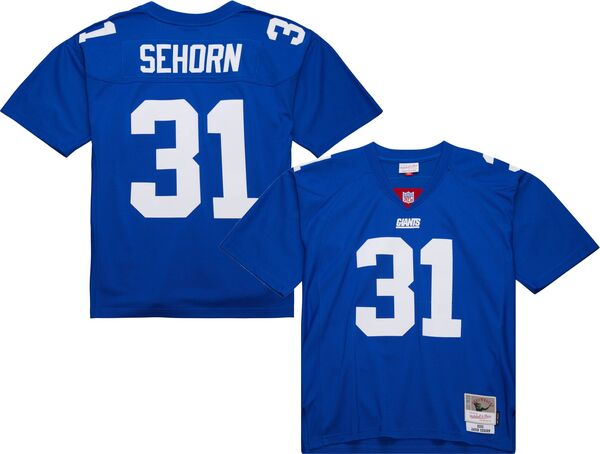 ミッチェル\u0026ネス メンズ トップス シャツ ジャージー Mitchell \u0026 Ness Men New York Giants Jason Sehorn #31 2000 Royal Blue Throwback Jersey NoColor ブルー