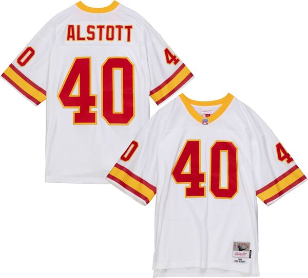 ミッチェル&ネス メンズ トップス シャツ ジャージー Mitchell & Ness Men's Tampa Bay Buccaneers Mike Alstott #40 1996 White Throwback Jersey NoColor ホワイト|ReVida 店