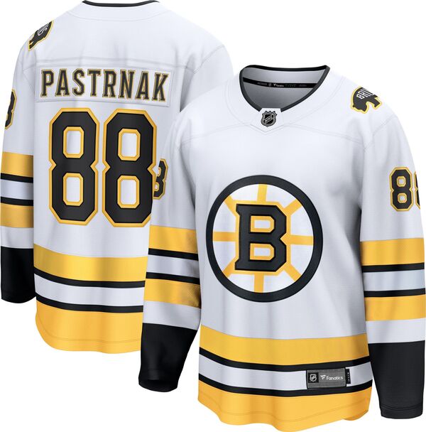 ファナティクス メンズ トップス シャツ ジャージー Fanatics NHL Adult Boston Bruins David Pastrnak #88 White Away Breakaway Replica Jersey NoColor ホワイト｜ReVida 店