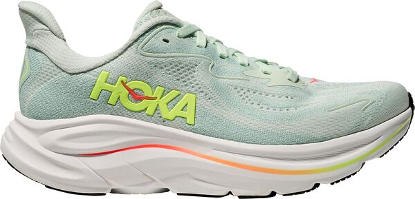 ホカオネオネ レディース シューズ スニーカー HOKA Women\u0027s Clifton 10 Running Shoesea Glass/Neon Flame