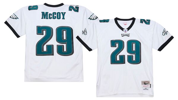 ミッチェル&ネス メンズ トップス シャツ ジャージー Mitchell & Ness Men's 2009 Philadelphia Eaglesean McCoy #29 White Legacy Jersey NoColor ホワイト|ReVida 店