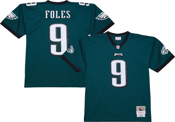 ミッチェル&ネス メンズ トップス シャツ ジャージー Mitchell & Ness Men's 2017 Philadelphia Eagles Nick Foles #9 Sportealegacy Jersey NoColor ティール