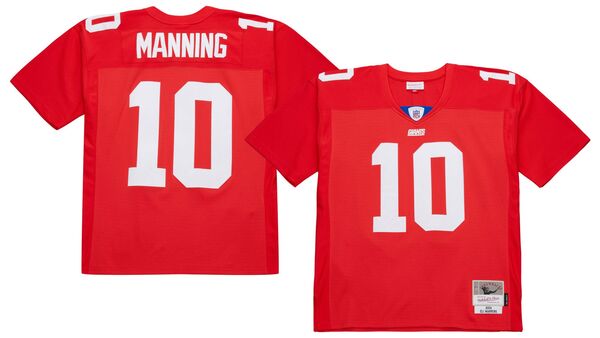 ミッチェル\u0026ネス メンズ トップス シャツ ジャージー Mitchell \u0026 Ness Men New York Giants Eli Manning #10 Red 2004 Replica Football Jersey NoColor レッド