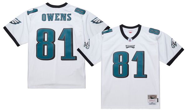 ミッチェル\u0026ネス メンズ トップス シャツ ジャージー Mitchell \u0026 Ness Men Philadelphia Eagles Terrell Owens #81 White 2004 Replica Football Jersey NoColor ホワイト