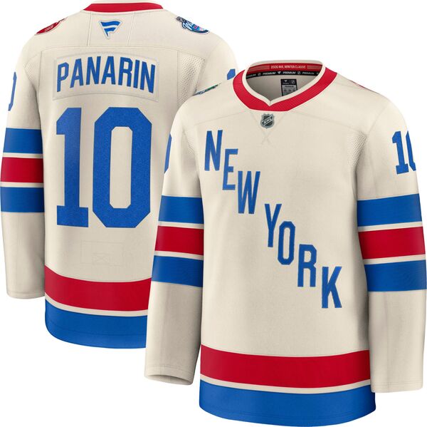 ファナティクス メンズ トップス シャツ ジャージー Fanatics NHL Men New York Rangers Winter Classic 2026 Artemi Panarin #10 Premium Authentic Jersey NoColor