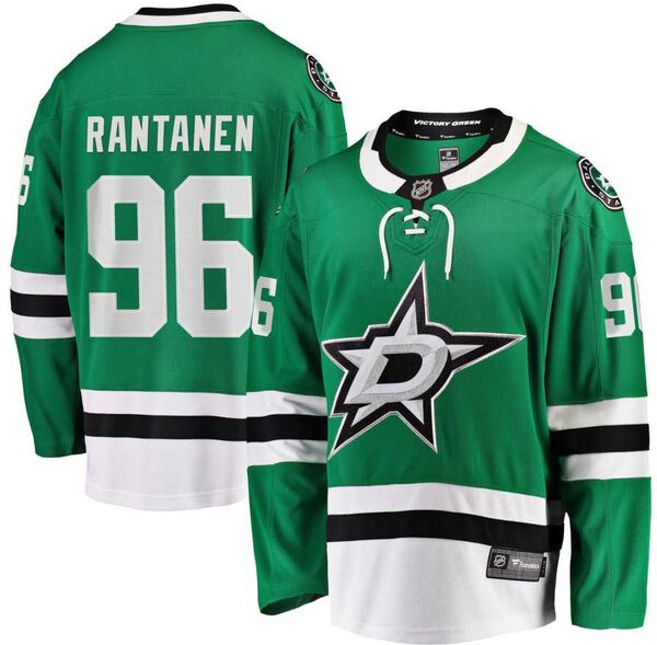 ファナティクス メンズ トップス シャツ ジャージー Fanatics NHL Men's Dallastars Green Mikko Rantanen #96 Home Replica Jersey NoColor グリーン|ReVida 店