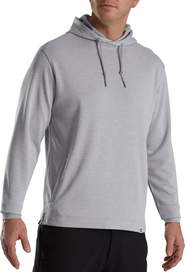 フットジョイ メンズ アウター パーカー・スウェット FootJoy Men's Lightweight Golf Hoodie Heather Grey グレー|ReVida 店