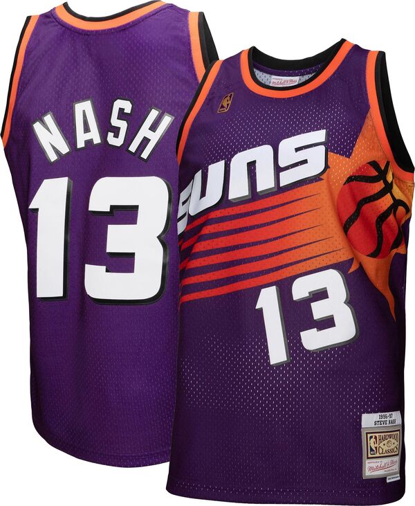 ミッチェル\u0026ネス メンズ トップス シャツ ジャージー Mitchell \u0026 Ness Men 1996 Phoenix Sunsteve Nash #13 Purple Hardwood Classicswingman Jersey NoColor パープル
