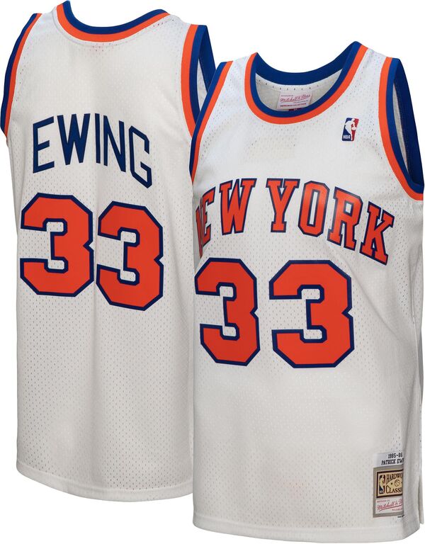 ミッチェル\u0026ネス メンズ トップス シャツ ジャージー Mitchell \u0026 Ness Men 1985 New Yorknicks Patrick Ewing #33 White Hardwood Classicswingman Jersey NoColor ホワイト
