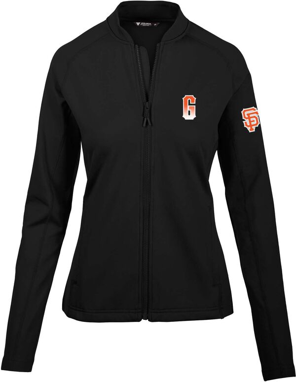 レベルウェア レディース アウター ジャケット・ブルゾン Levelwear Women'san Francisco Giants City Connect Black Ezra Full Zip Jacket NoColor ブラック