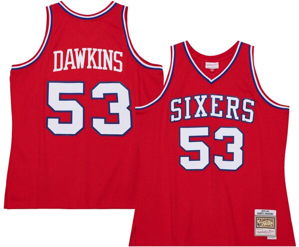 ミッチェル\u0026ネス メンズ トップス シャツ ジャージー Mitchell \u0026 Ness Adult Philadelphia 76ers Darryl Dawkins #53 Swingman 79 Jersey NoColor