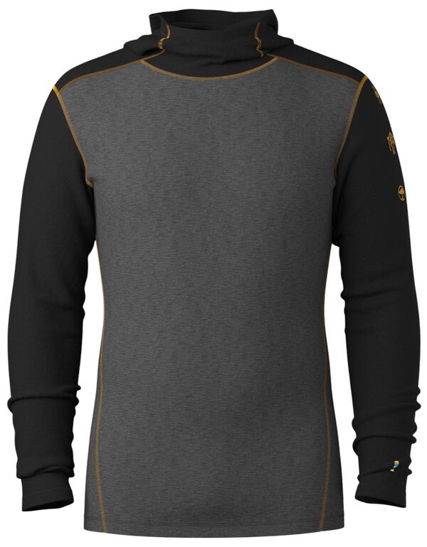 スマートウール メンズ トップス シャツ SmartWool Men's Classic Thermal Merino 1/4 Zip Base Layer Charcoal/Honey Gold チャコール