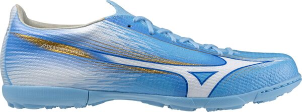 ミズノ レディース シューズ スニーカー Mizuno Alpha III Pro Turf Soccer Cleats Blue/White 白いこと