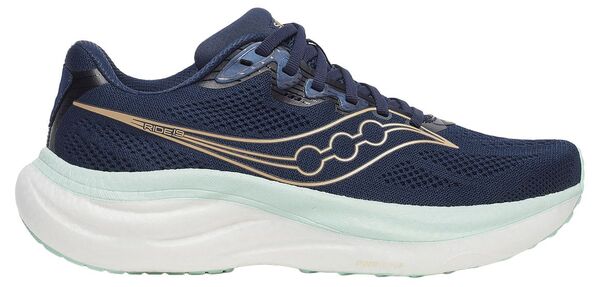 サッカニー レディース シューズ スニーカー Saucony Women\u0027s Ride 19 Running Shoes Navy/Aqua 米国海軍