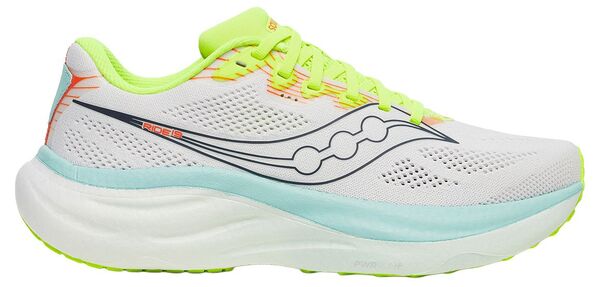サッカニー レディース シューズ スニーカー Saucony Women\u0027s Ride 19 Running Shoes White/Splash 白いこと