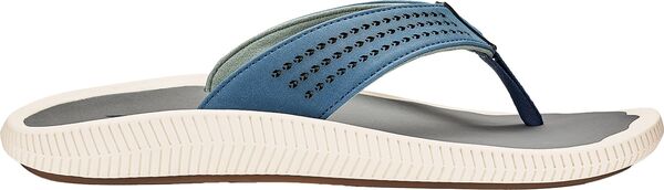 オルカイ メンズ シューズ スニーカー OluKai Men\u0027s Ulele Flip Flop Slate Blue/Charcoal 暗灰色 メンズ靴-スニーカー