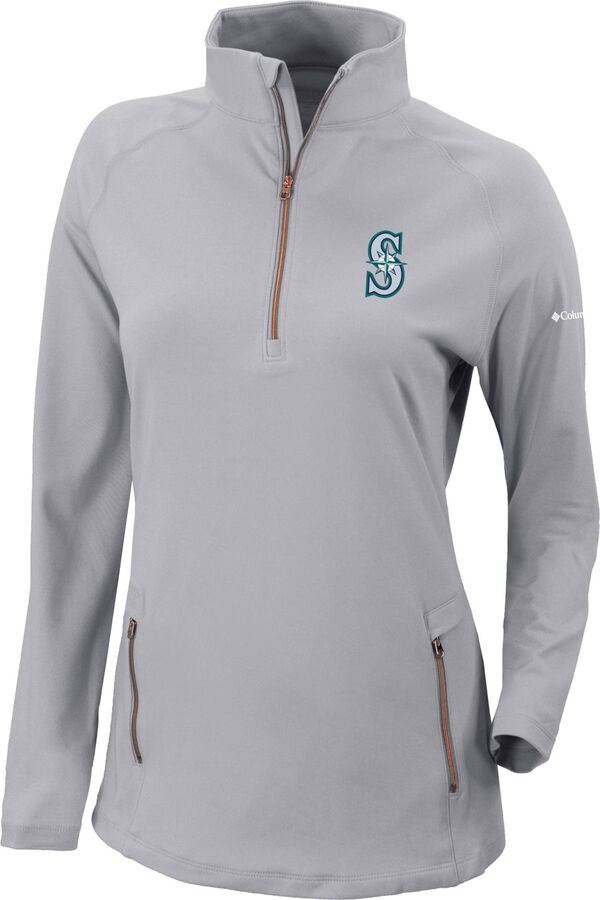 コロンビア レディース ボトムスカート Columbia Women'seattle Mariners Omni-Wick Outward Nine 1/4 Zipullover Gray グレー｜ReVida 店
