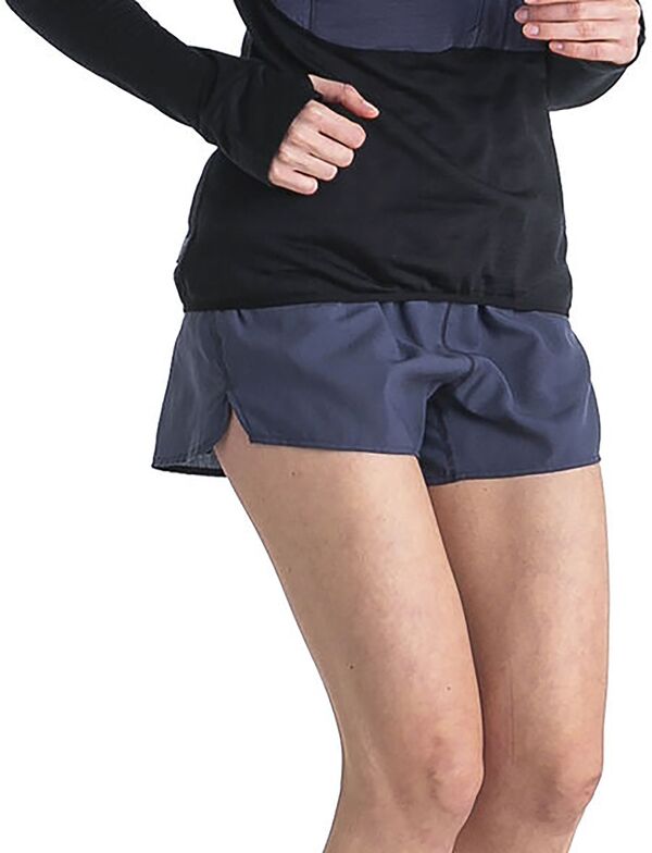 アイスブレーカー レディース ボトムス ハーフパンツ・ショーツ ショートパンツ ニット icebreaker Women's ZoneKnit Shorts Graphite/Jet Heather/Cb グラファイト
