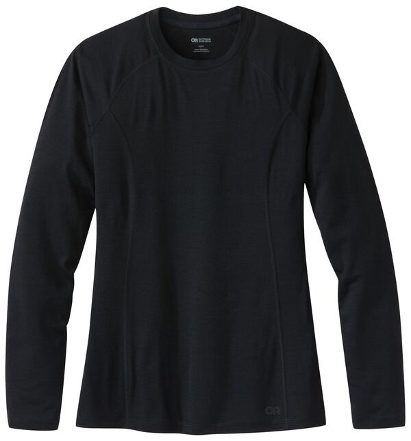 アウトドアリサーチ レディース トップス シャツ Outdooresearch Women's Alpine Onset Crew Top Black ブラック