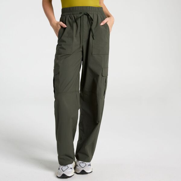 キャリー レディース ボトムス カジュアルパンツ カーゴパンツ CALIA Women's Effortless Nyluxe Cinch Cargo Pant Ivy Green グリーン|ReVida 店
