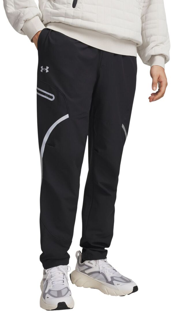 アンダーアーマー メンズ ボトムス 心地好いズボン下 カーゴパンツ Under Armour Men\u0027s Unstoppable Cargo Pants Black/Metallic Silver 黒いこと