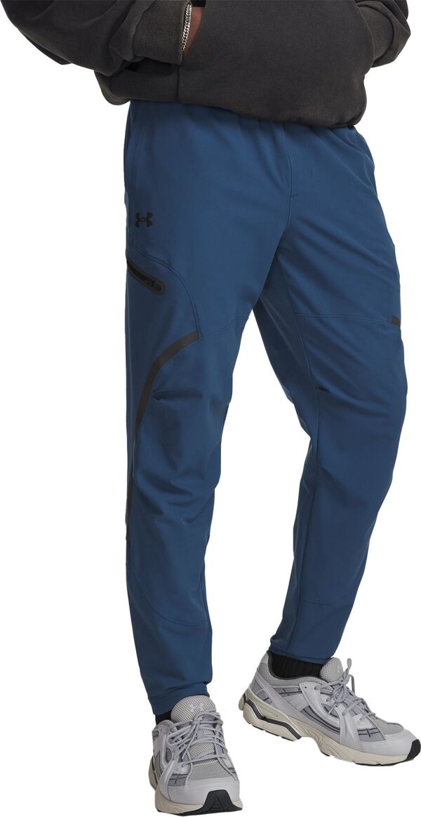 アンダーアーマー メンズ ボトムス 心地好いズボン下 カーゴパンツ Under Armour Men\u0027s Unstoppable Cargo Pants Wham Blue/Black 黒いこと