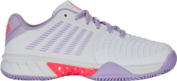 ケースイス レディース シューズ スニーカー K-Swiss Women's Express Light 3 Tennishoes White/Purple/Pink ホワイト