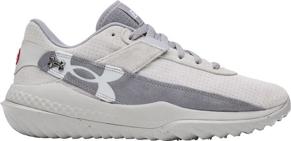 アンダーアーマー メンズ シューズ スニーカー Under Armour Men\u0027s Harper 10 Pro Turf Baseball Shoes Triple Grey 薄墨色