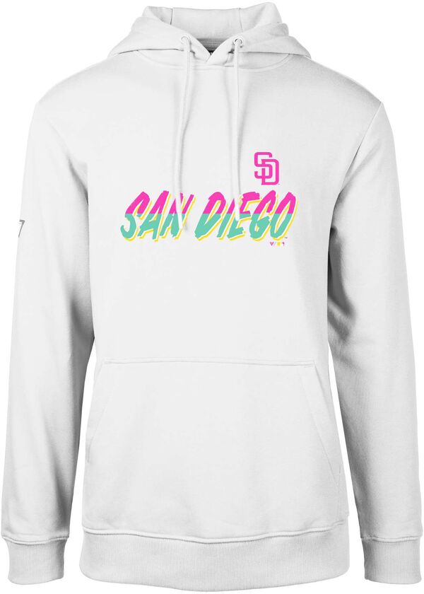 レベルウェア メンズ アウター パーカー・スウェット Levelwear Men'san Diego Padres City Connect White Podium Hoodie NoColor ホワイト
