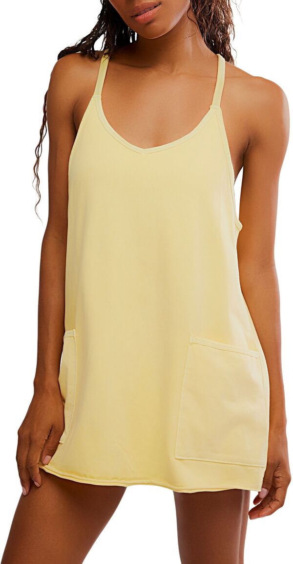 フリーピープル レディース トップス ワンピース ミニ FP Movement Women's Hot Shot Mini Dressunlit Yellow イエロー