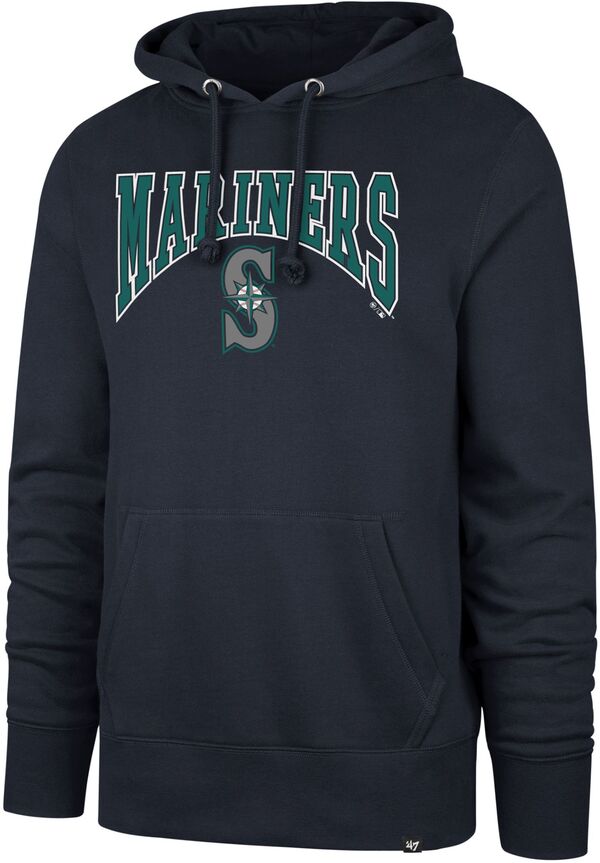 フォーティーセブン メンズ アウター パーカー・スウェット ロゴタイプ \u002747 Men\u0027seattle Mariners Navy Logo Headline Hoodie NoColor 米国海軍