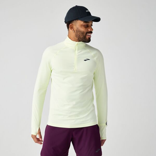 ブルックス メンズ トップス プルオーバー Brooks Men\u0027s Dash 3.0 1/4 Zip Shirt Luminary