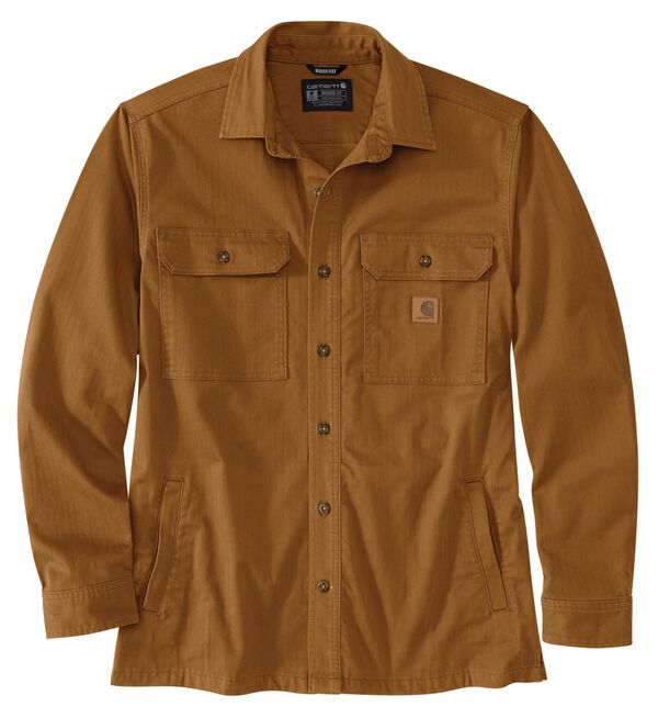 カーハート メンズ アウター ジャケット・ブルゾン シャツ Carhartt Men Newcastle Relaxed Shirt Jacket Carhartt Brown ブラウン