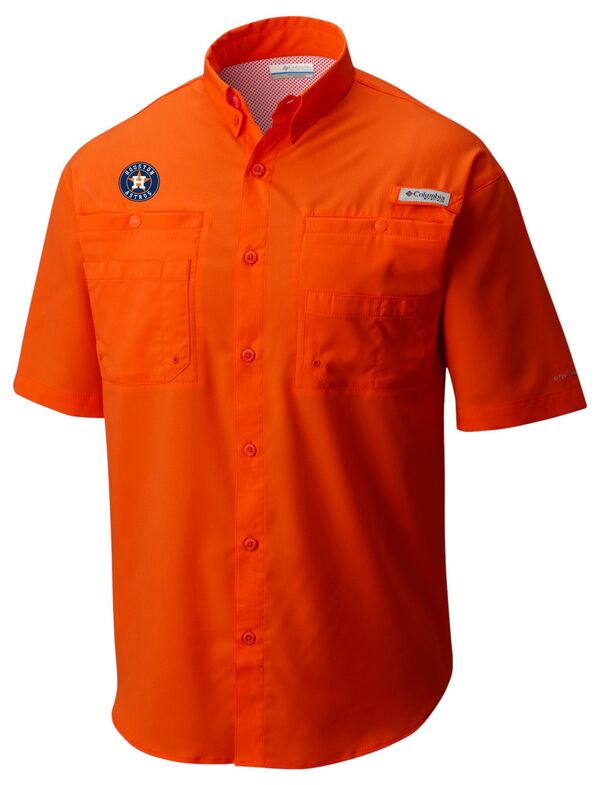 コロンビア メンズ トップス プルオーバー Columbiadult Houston Astros Orange Tamiami T-Shirt NoColor オレンジ色
