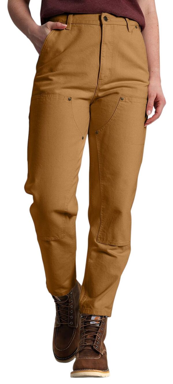 カーハート レディース ボトムス カジュアルパンツ ヴィンテージ Carhartt Women's The Vintage Double-Front Canvas Pant Carhartt Brown ブラウン|ReVida 店