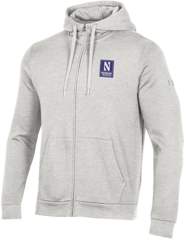アンダーアーマー メンズ アウター パーカー・スウェット Under Armour Men\u0027s Northwestern Wildcatsilver Heather All Day Full-Zip Hoodie NoColor ギョリュウモドキ