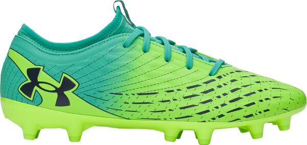 アンダーアーマー メンズ シューズ スニーカー Under Armour Magnetico Select 5 FG Soccer Cleats Green/Green グリーン｜ReVida 店