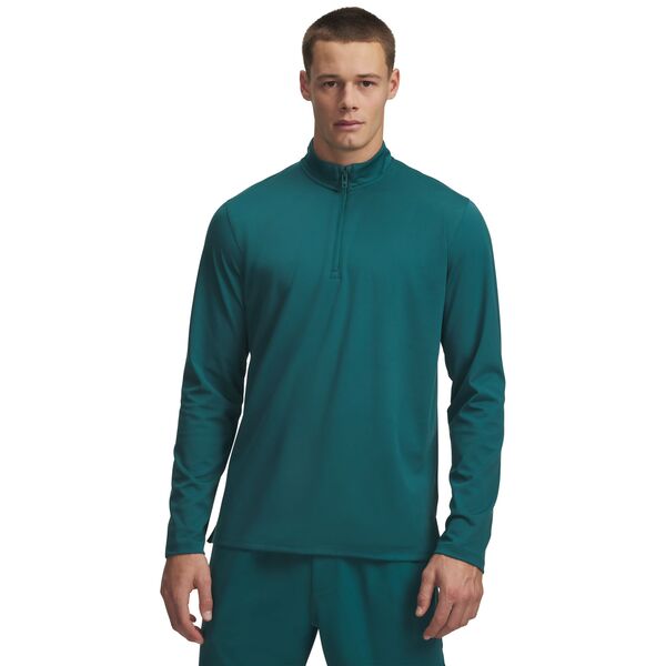 アンダーアーマー メンズ アウター パーカー・スウェット プルオーバー Under Armour Men\u0027s Meridian 1/4 Zip Sweatshirt Rack Green/Rack Green 緑であること