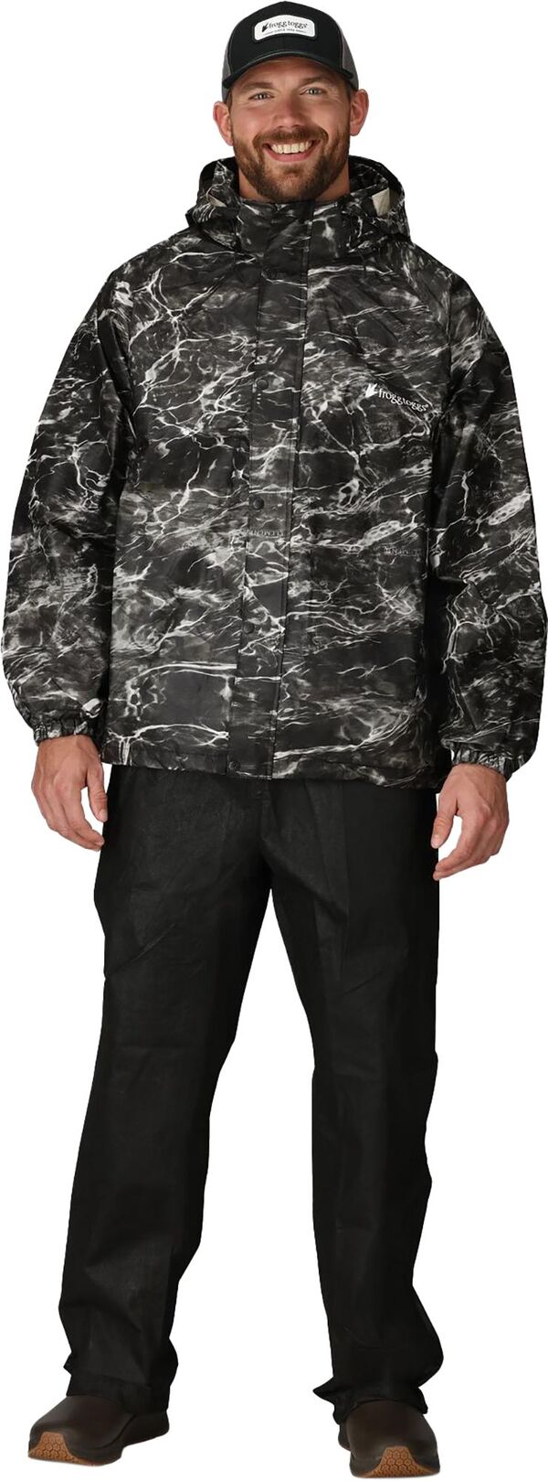 フロッグトッグス メンズ アウター 上衣・上衣 frogg toggs All Sport Rain and Wind Suit Black Tip 黒いこと