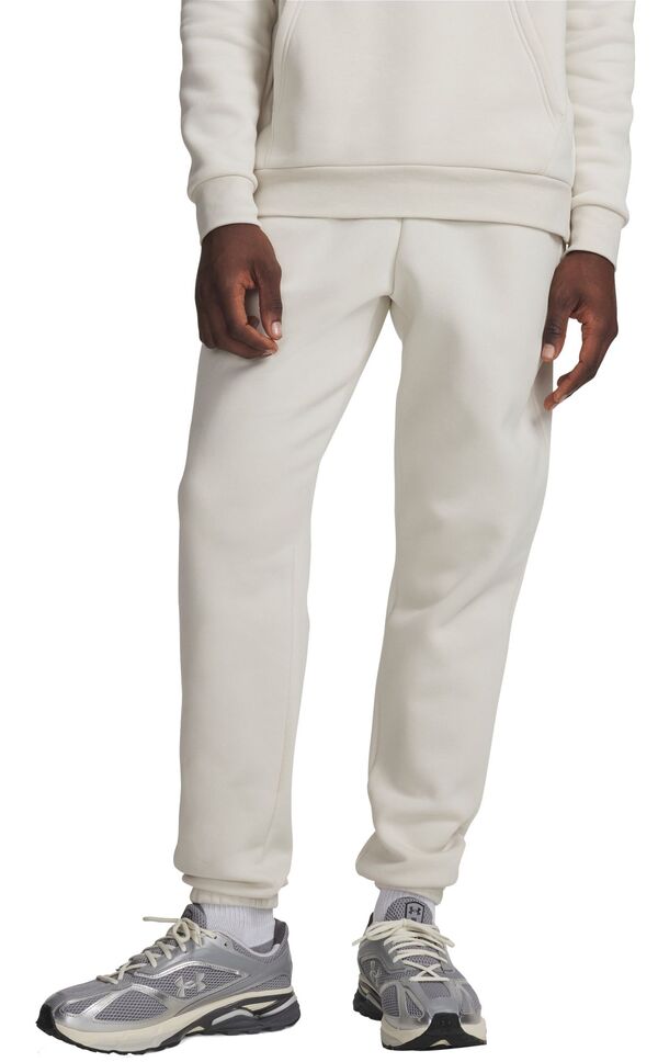 アンダーアーマー メンズ ボトムス カジュアルパンツ ジョガーパンツ フリース Under Armour Men's Icon Fleece Joggersummit White/Summit White ホワイト
