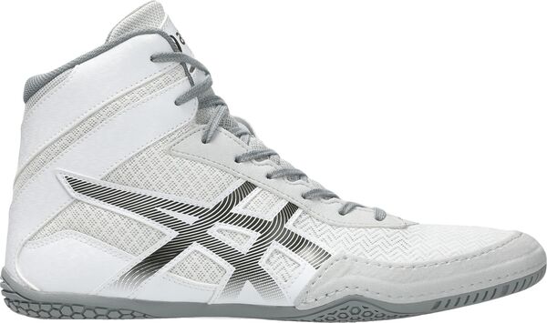 アシックス メンズ シューズ スニーカー ASICS Men's Matcontrol 3 Wrestling Shoes White/Silver ホワイト|ReVida 店
