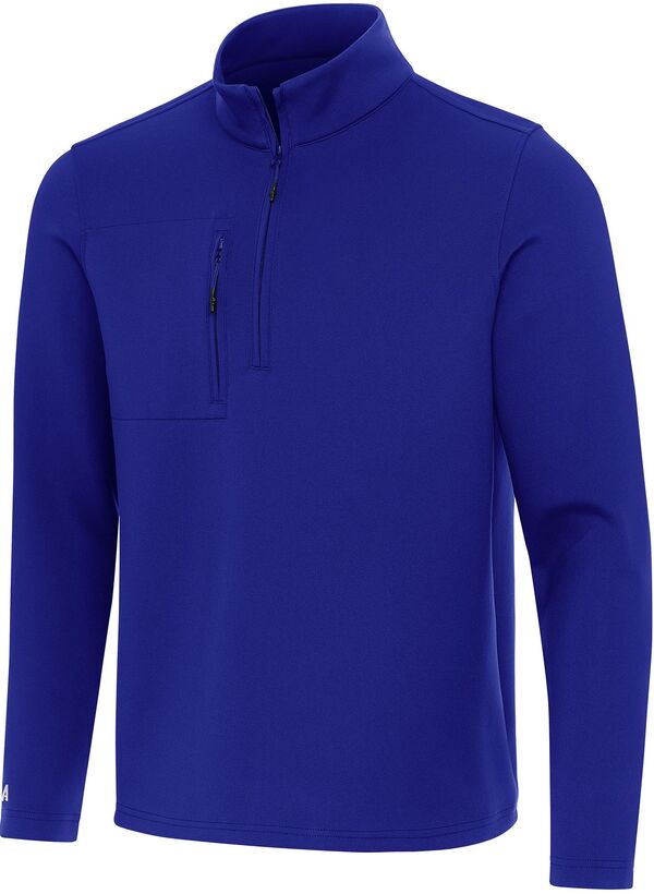 アンティグア メンズ トップス シャツ Antigua Men's Insider 1/4 Zip Golf Pullover Dark Royal｜ReVida 店