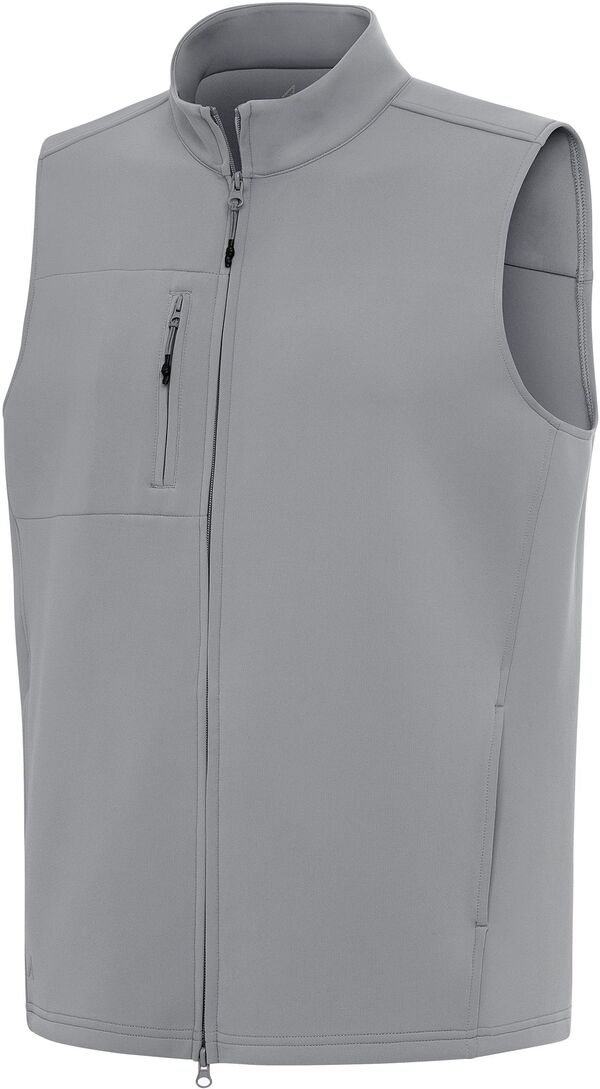 アンティグア メンズ トップス ベスト Antigua Men's Demand Full-Zip Golf Vest Grey グレー