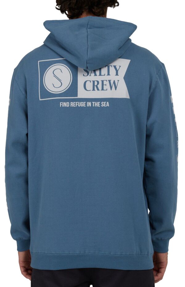 ソルティークルー メンズ アウター パーカー・スウェット フリース Salty Crew Men's Alpha Hooded Fleece Slate スレート