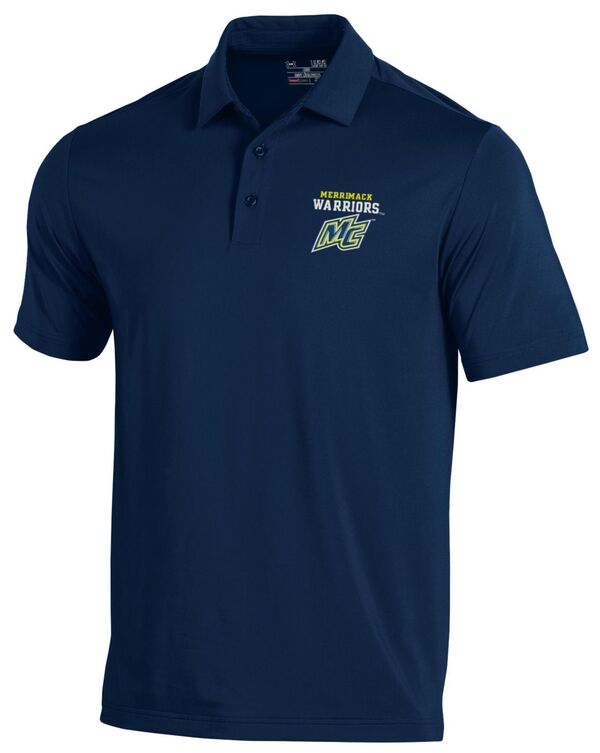 アンダーアーマー メンズ トップス スポーツシャツ Under Armour Men\u0027s Merrimack Warriors Navy Tech Polo NoColor 米国海軍