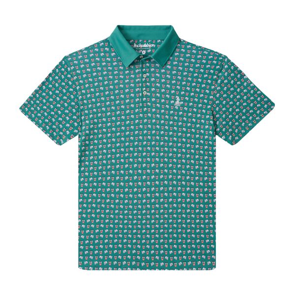 チャビーズ メンズ トップス ポロシャツ ニット Chubbies Men's Ultra Fine Knit Range Polo Dark Green グリーン｜ReVida 店